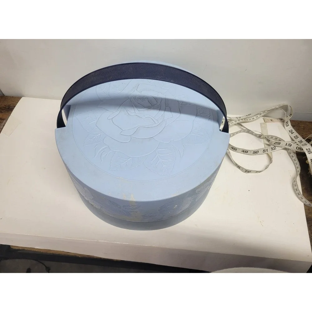Vintage Artex & Tri-Chem Caddy Liquid Embroidery‎ Paint blue Rose